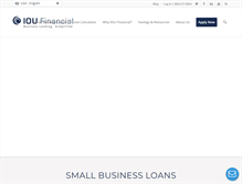 Tablet Screenshot of ioufinancial.com